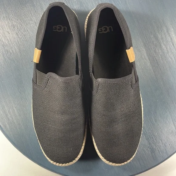 Ugg Luciah Knit Slip-On Sneaker Black Size 10 - Picture 7 of 8